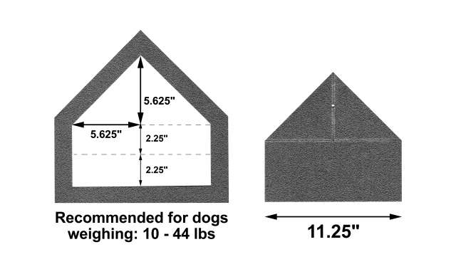 Over Collar Pet Bandana Template and Window (Medium)